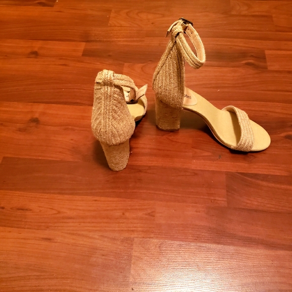 Jeffrey Campbell Twine Open Toe Heels RUNS SMALL!! - Picture 1 of 8